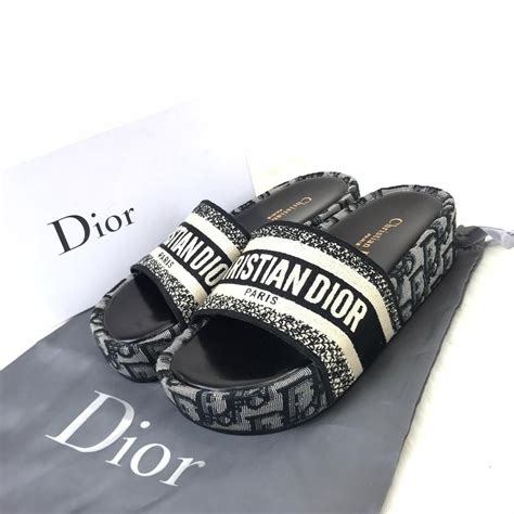 dior schuhe billig|Dior wedge slide sandals.